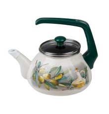 Чайник стальной эмалированный, 2.2 л, серия Олива, PERFECTO LINEA