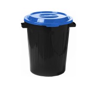 Бак с крышкой 60л (синий) IDEA