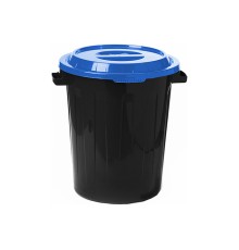 Бак с крышкой 60л (синий) IDEA