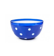 Салатник двухцветный Marusya (Маруся) 1,4 л, синий п/прозрачный, BEROSSI