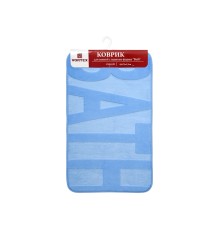 Коврик для ванной c памятью формы "Bath", 45х75х1,2 см, синий, VORTEX