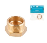 Футорка 1" нар. х 1/2" вн., AV Engineering (инд. упак.)