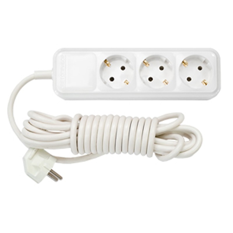 Удлинитель бытовой 5м (3 роз., 3.7кВт, с/з, ПВС 3х1,5) BYLECTRICA Удлинитель бытовой 5м (3 роз., 3.7кВт, с/з, ПВС 3х1,5) BYLECTRICA