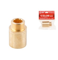 Удлинитель 1/2" вн.-нар. х 30 мм, AV Engineering (инд. упак.)