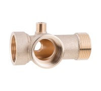 Муфта пятиходовая 1" вн. х 1" вн. х 1" нар. х 1/4" нар. Х 1/4" вн. 90мм, AV Engineering (инд. упак.)