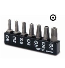 Набор бит TORX с отверст. Т10-Т40 7шт. TOPTUL (GAAV0703)