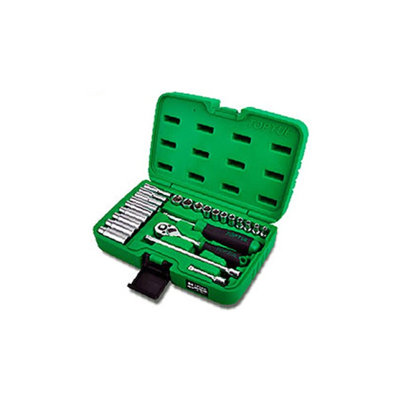 Набор головок 1/4" 4-13мм 24предм. 6гр. TOPTUL (GCAI2403) Набор головок 1/4" 4-13мм 24предм. 6гр. TOPTUL (GCAI2403)