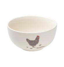 Салатник керамический, 130 мм, круглый, серия Курочка Ряба, белый, PERFECTO LINEA