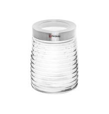 Банка для сыпучих продуктов стеклянная Ажур (Azhur) 1400 мл, PERFECTO LINEA