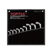 Набор ключей торцевых 8-19мм 9пр. (черное полотно) TOPTUL (GPAQ0901)