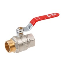 Кран шаровый 1" нар.-вн. ручка PN40, AV Engineering