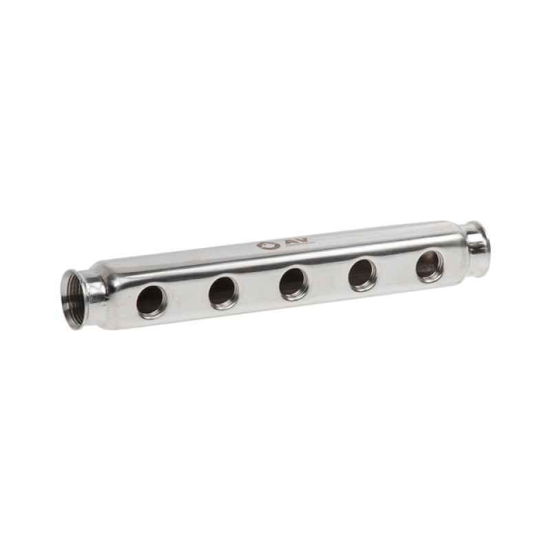 Коллектор 1/2" х 5 вых. односторонний, AV Engineering Коллектор 1/2" х 5 вых. односторонний, AV Engineering
