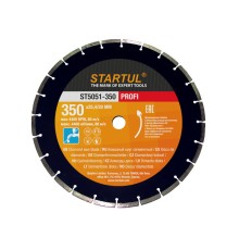 Алмазный круг 350х20/25.4 мм по бетону сегмент. PROFI STARTUL