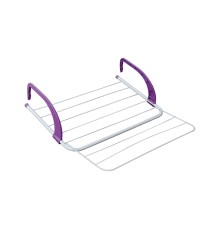 Сушилка для белья навесная, 5м, серия Optima Plus, бело-фиолетовая, PERFECTO LINEA