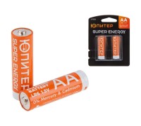 Батарейка AA LR6 1,5V alkaline 2шт. ЮПИТЕР
