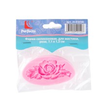 Форма силиконовая для украшения тортов, для мастики, роза, 7.1 х 1.3 см, PERFECTO LINEA