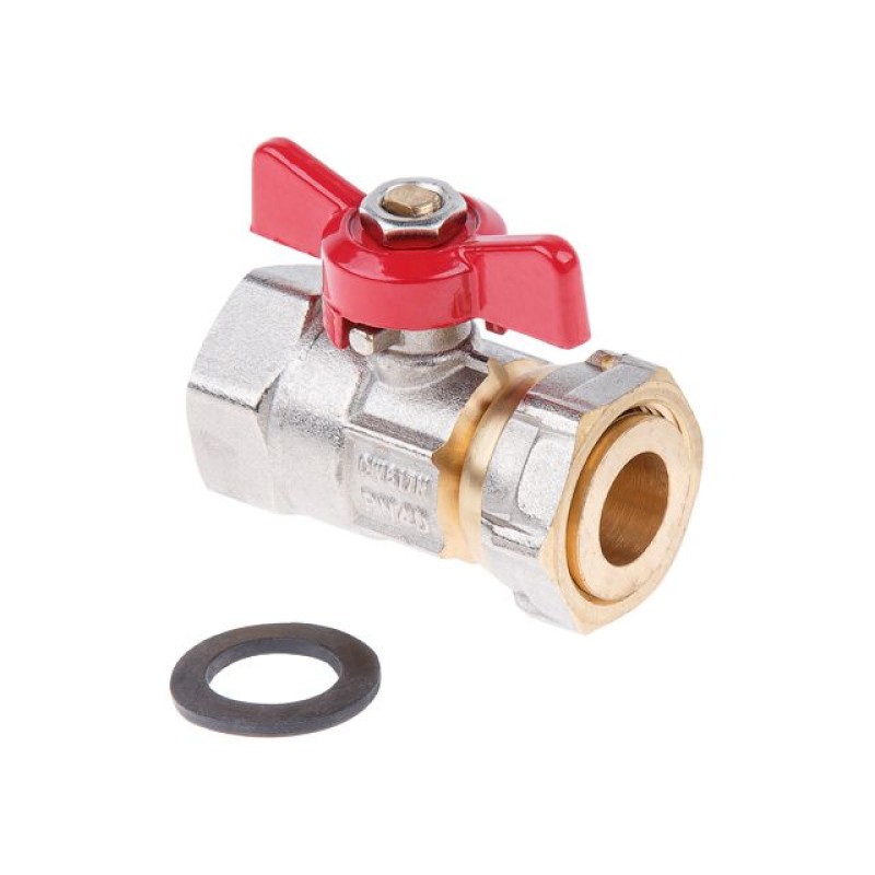 Кран шаровый с накидной гайкой 3/4" вн.-вн. PN40, AV Engineering Кран шаровый с накидной гайкой 3/4" вн.-вн. PN40, AV Engineering
