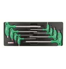Набор-сет ключей L-Type Torx Т10-Т50 8шт 434х176мм TOPTUL (GAAT0804)