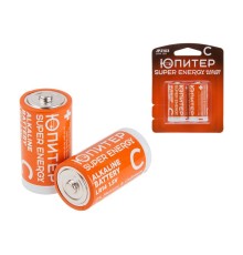 Батарейка C LR14 1,5V alkaline 2шт. ЮПИТЕР