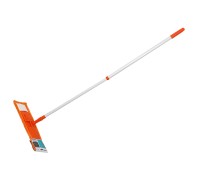 Швабра для пола с насадкой из микрофибры, оранжевая, PERFECTO LINEA