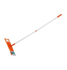 Швабра для пола с насадкой из микрофибры, оранжевая, PERFECTO LINEA