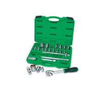 Набор головок 1/2" 8-32мм 24предм. 6гр. TOPTUL (GCAI2408)
