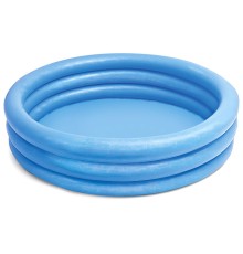 Надувной детский бассейн Crystal Blue, 114х25 см, INTEX