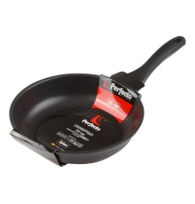 Сковорода литая ф 26х6.0 см, алюм., антиприг. покр., серия Black Induction, PERFECTO LINEA