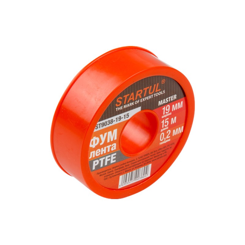 Фум-лента PTFE 19ммх15м STARTUL MASTER (ST9038-19-15) Фум-лента PTFE 19ммх15м STARTUL MASTER (ST9038-19-15)