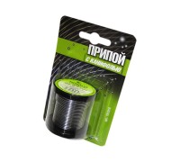Припой ПОС 61 трубка, катушка ф1,5мм, с канифолью (100г) в блистере