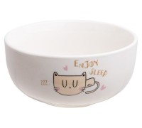 Миска керамическая, 500 мл, Enjoy sleep, PERFECTO LINEA