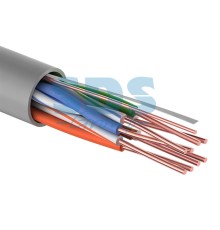Кабель UTP 4PR 24AWG, CU (медь), CAT5E, 100МГц, PVC серый, (бухта 25 м) PROconnect