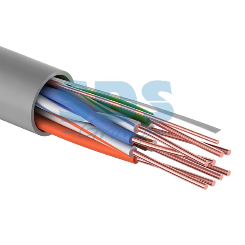 Кабель UTP 4PR 24AWG, CU (медь), CAT5E, 100МГц, PVC серый, (бухта 25 м) PROconnect Кабель UTP 4PR 24AWG, CU (медь), CAT5E, 100МГц, PVC серый, (бухта 25 м) PROconnect