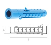 Дюбель распорный 12х70 мм четырехсегментный (20 шт в пласт. конт.) STARFIX