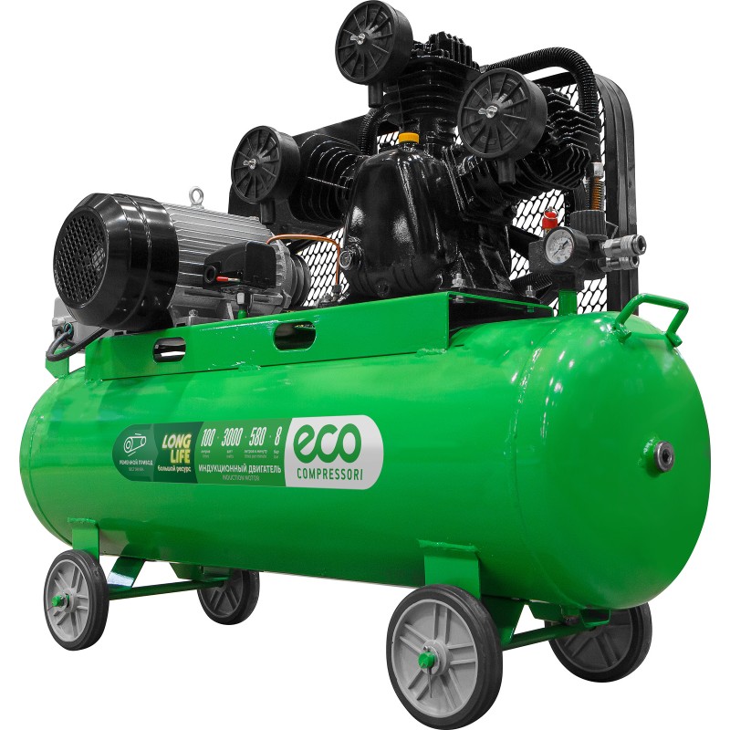 Компрессор ECO AE-1005-2 ременной Компрессор ECO AE-1005-2 ременной