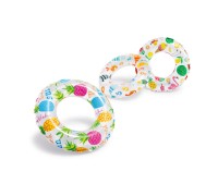 Надувной круг для плавания Lively Print, 51 см, INTEX