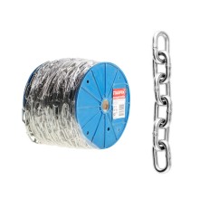 Цепь сварная короткозвенная, оцинк. М4 DIN 766 (бухта 40 м) STARFIX