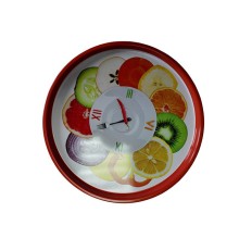 Поднос жестяной "Часы" 297х277х16мм., ЖЕСТЕУПАКОВКА