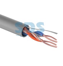 Кабель UTP 2PR 24AWG, CCA, CAT5e, PVC серый, (бухта 305 м) PROconnect