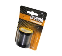 Припой ПОС 61 трубка, катушка ф1мм, с канифолью (100г) в блистере
