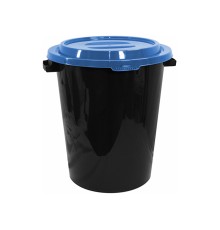 Бак с крышкой 40л (синий) IDEA