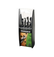 Набор сверл по дер. BradPoint ProDuo 8шт 3-10мм (Diager) (917B)