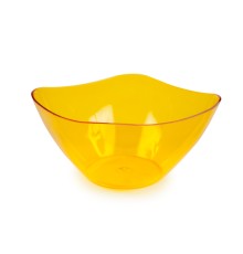 Салатник Ice (Айс) 1 л, оранжевый полупрозрачный, BEROSSI