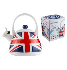 Чайник стальной эмалированный, 2.0 л, серия UK Flags (Британские флаги), GEIST