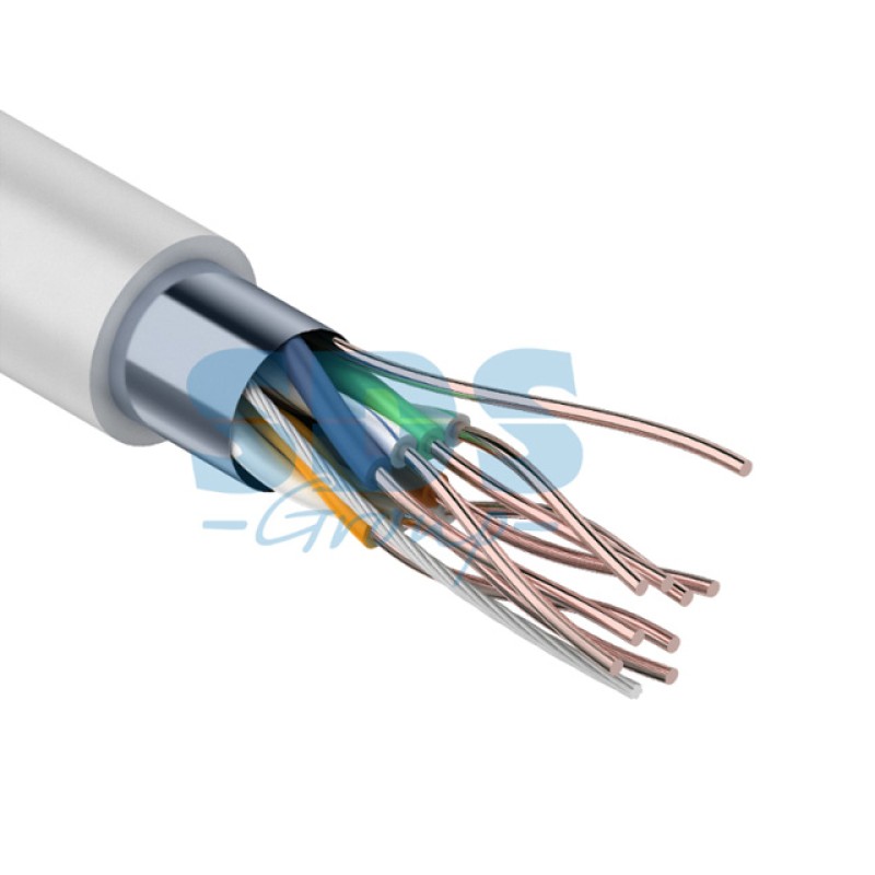 Кабель FTP 4PR 24AWG, CCA, CAT5e, PVC серый, (бухта 25 м) PROconnect Кабель FTP 4PR 24AWG, CCA, CAT5e, PVC серый, (бухта 25 м) PROconnect