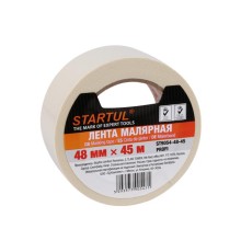 Лента малярная 48ммх45м STARTUL PROFI (ST9054-48-45), белая