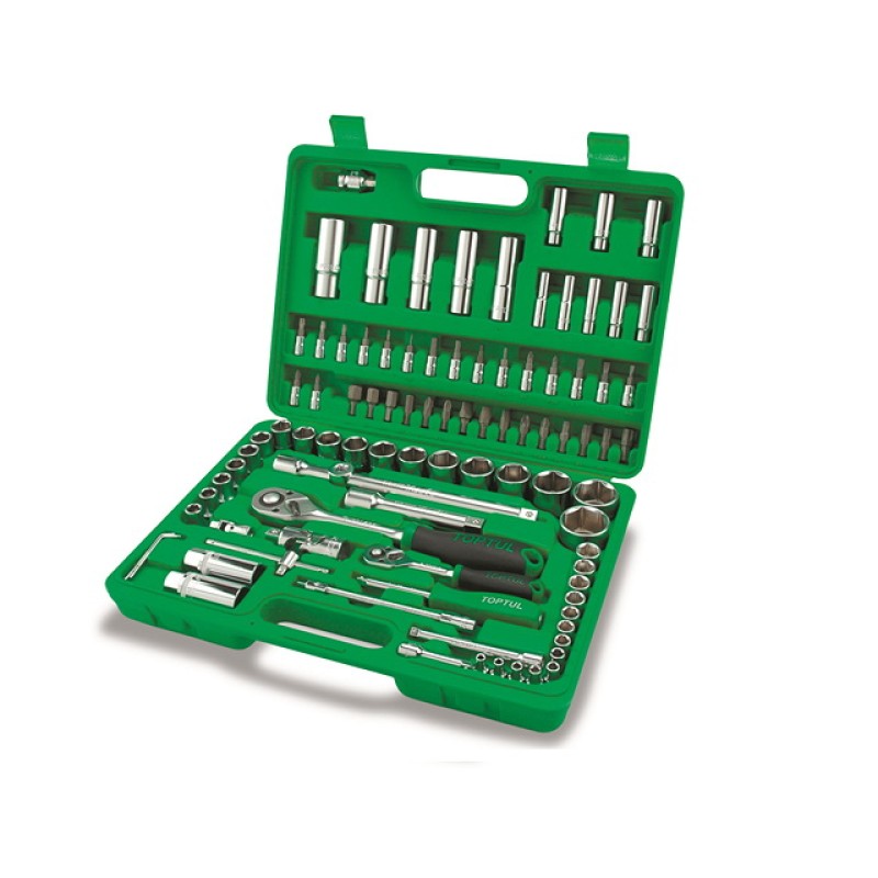 Набор головок и бит 94пр. 1/4",1/2" TOPTUL (GCAI9402) Набор головок и бит 94пр. 1/4",1/2" TOPTUL (GCAI9402)