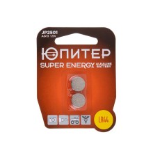 Батарейка AG13 LR44 1,5V alkaline 2шт. ЮПИТЕР