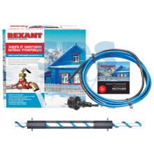 Греющий саморегулир. кабель на трубу 15MSR-PB 4M (4м/60Вт) (комплект) REXANT