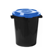Бак с крышкой 90л (синий) IDEA